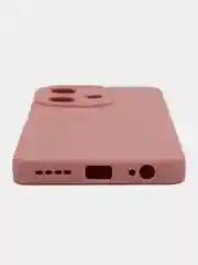 Пудровый чехол для Infinix Hot 30 4G (Инфиникс хот 30  4 Джи), с защитой камеры