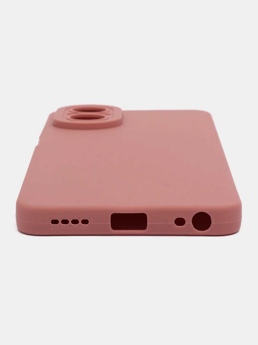 Пудровый чехол для Realme C67 4G, Реалми С67 противоударный, с защитой камеры