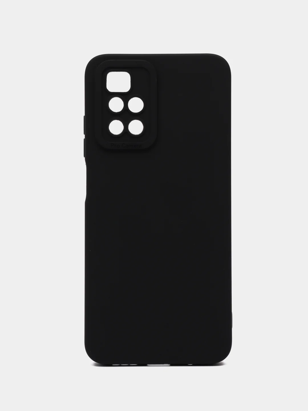 Черный чехол для Xiaomi Redmi 10 2022 4G (Сяоми Редми 10 4G), противоударный, с защитой камеры