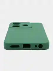 Зеленый чехол для Tecno Spark 10 / Spark 10C (Техно Спарк 10 / 10С), с защитой камеры