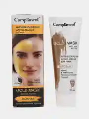 Compliment Gold mask Антивозрастная актив-маска для лица ЗОЛОТАЯ Тонус&Упругость, 80мл