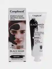 Compliment Black Mask Моментальная Экспресс-маска Детокс и Сияние, 80мл