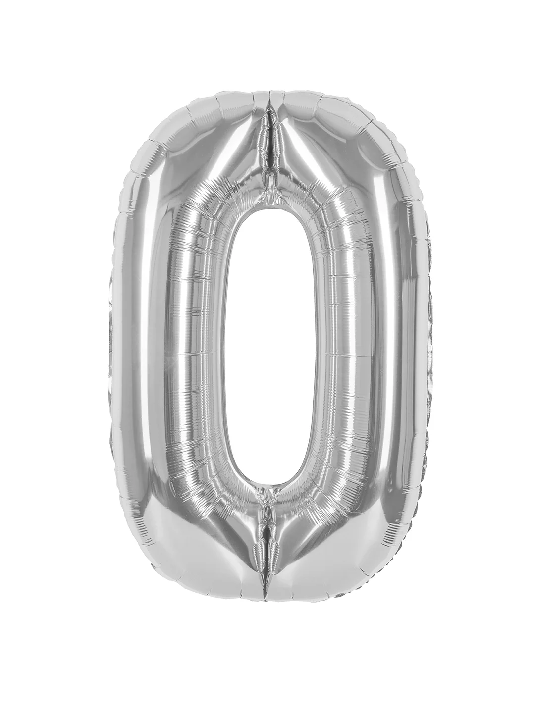 Серебряный воздушный Шар (40/102 см) Цифра разные цвета