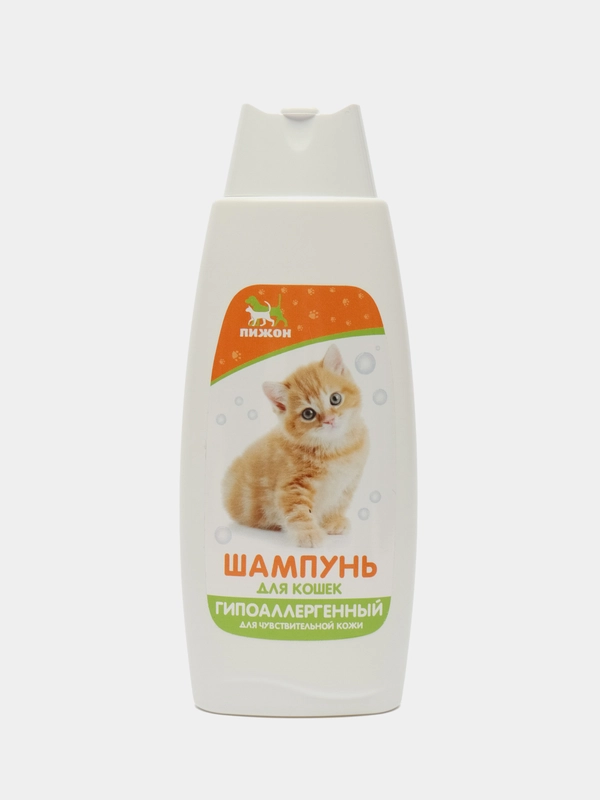 Шампунь "Пижон" гипоаллергенный, для чувствительной кожи, для кошек, 250 мл
