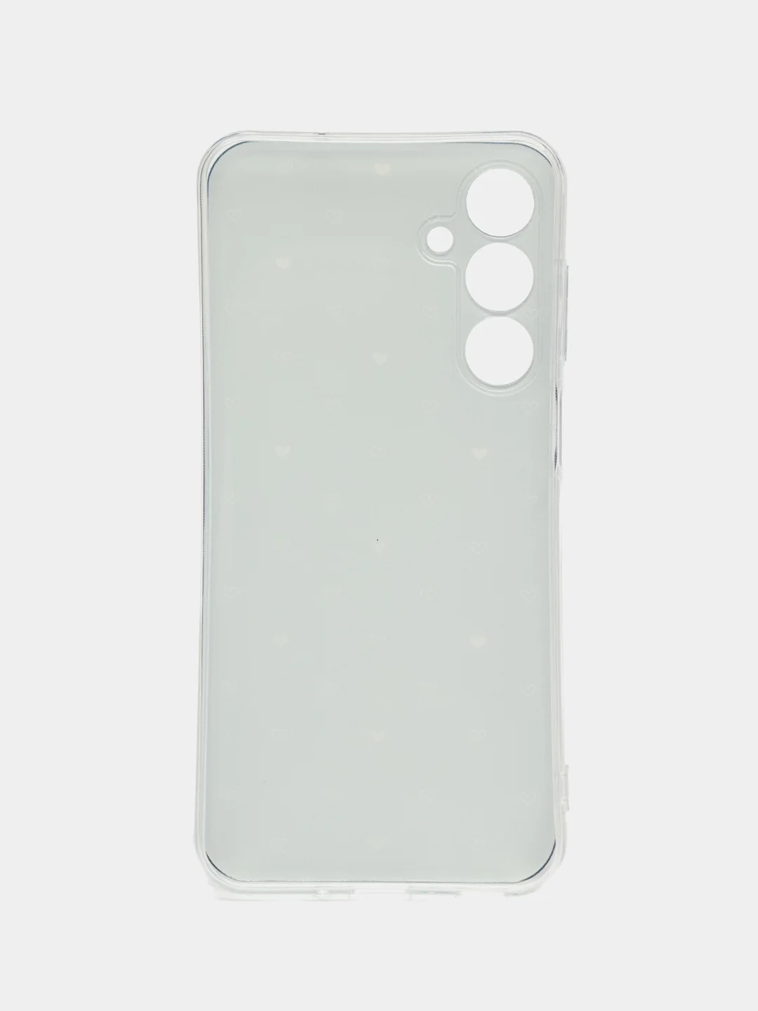 Черный чехол на Samsung Galaxy M35 / Самсунг Галакси М35 прозрачный, с принтом, защита камеры