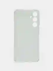 Черный чехол на Samsung Galaxy M35 / Самсунг Галакси М35 прозрачный, с принтом, защита камеры