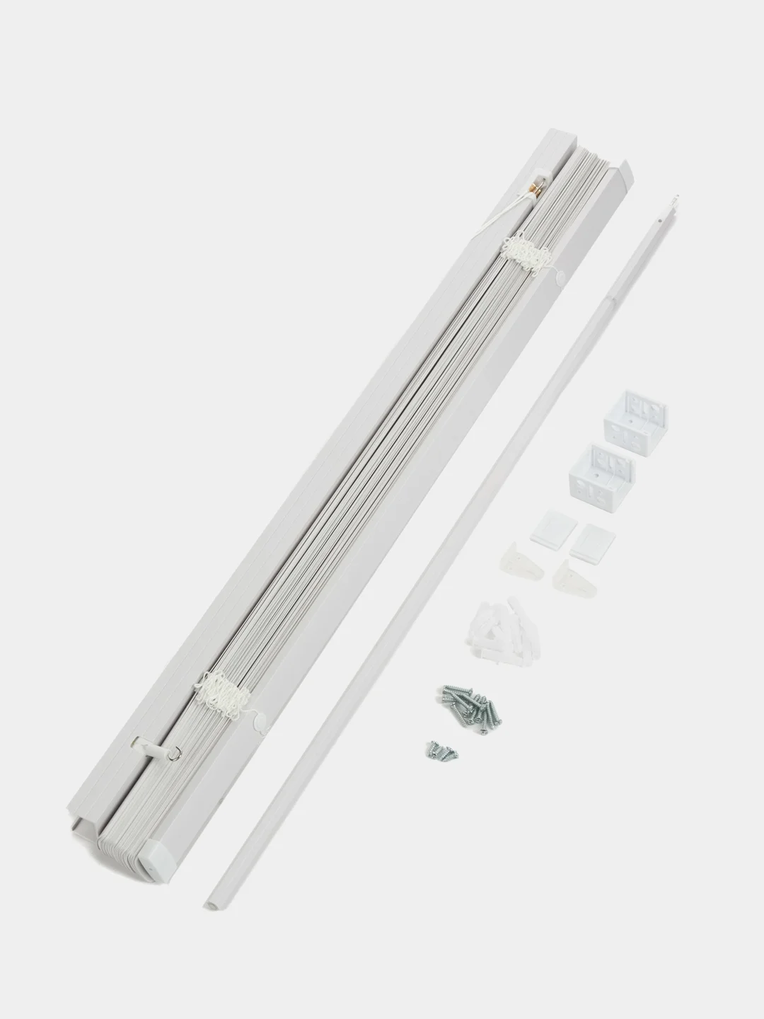 Жалюзи на окна горизонтальные пластиковые белые Brabix 70*155 см, 608607