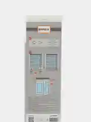 Жалюзи на окна горизонтальные пластиковые белые Brabix 70*155 см, 608607