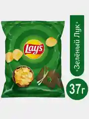 Чипсы LAYS "Молодой зеленый лук", 37 г