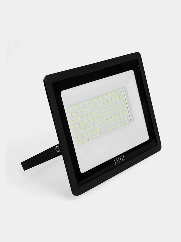 Прожектор светодиодный 2835SMD, 100W 6400K AC230V/50Hz IP65, черный, 55068