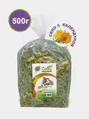 Наполнитель сено отборное Зверьё Моё, с календулой, 500 г