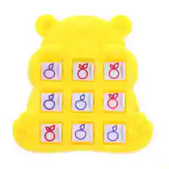 Настольная игра Крестики-нолики. Мишка, цвет Микс, 2 игрока, 5+