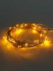 Желтый гирлянда, новогодние украшения, гирлянда роса, 5 метров, USB, желтая, новый год, подарок