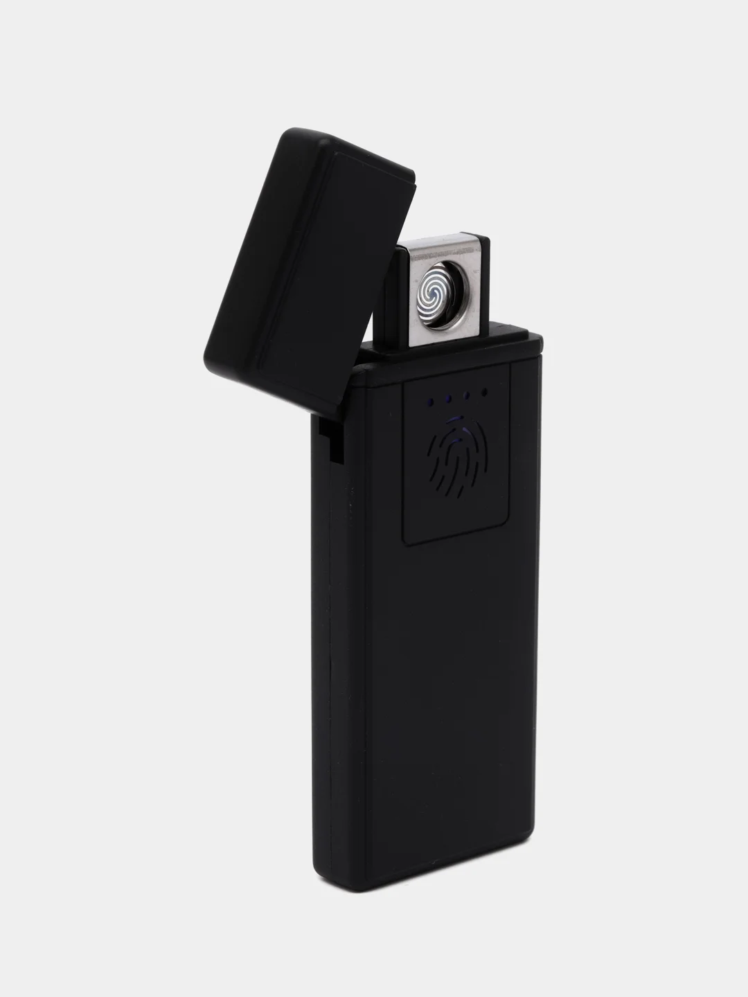 Черный зажигалка электронная, USB, импульсная