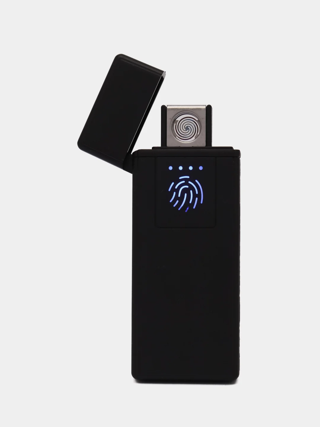Черный зажигалка электронная, USB, импульсная