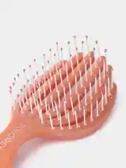 Расческа Solomeya для сухих и влажных волос мини Оранжевый  Осьминог
