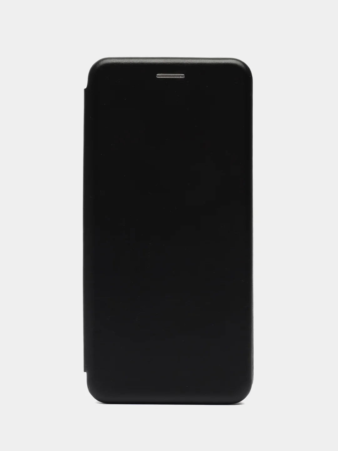 Черный чехол-книга Infinix 12Vip с кармашком для карт и подставкой
