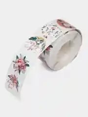 Пудровый наклейки новогодние, поощрительные, детские, для творчества в рулоне,стикеры 500 шт