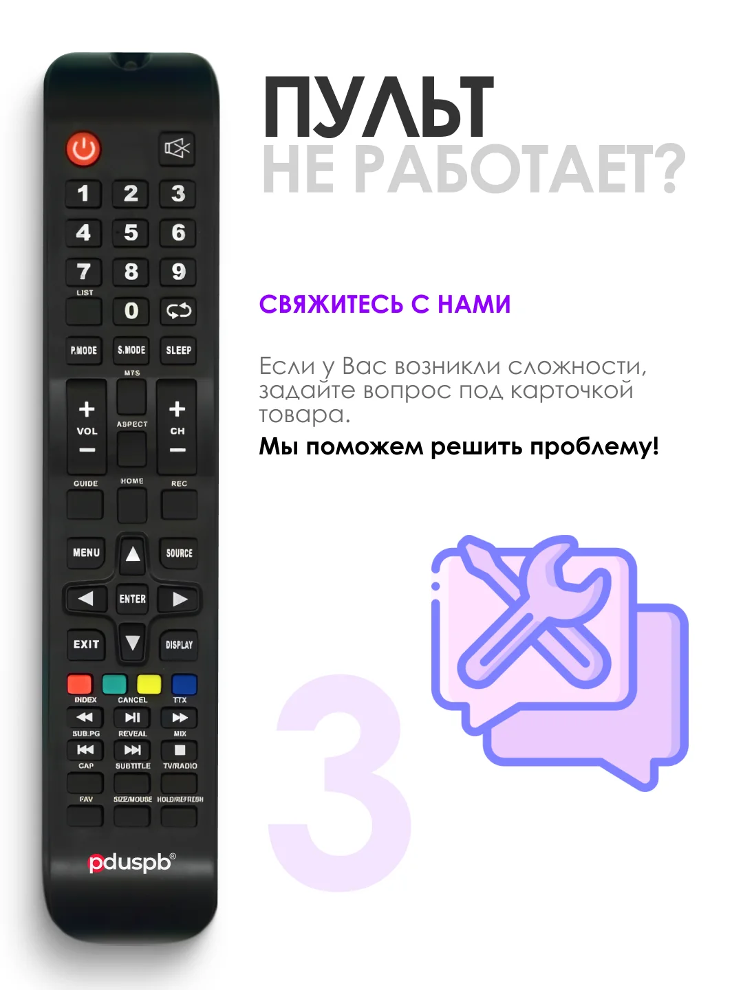Пульт 19SECAP телевизора Mystery Digma Econ Harper Shivaki Starwind Telefunken Prestigio
