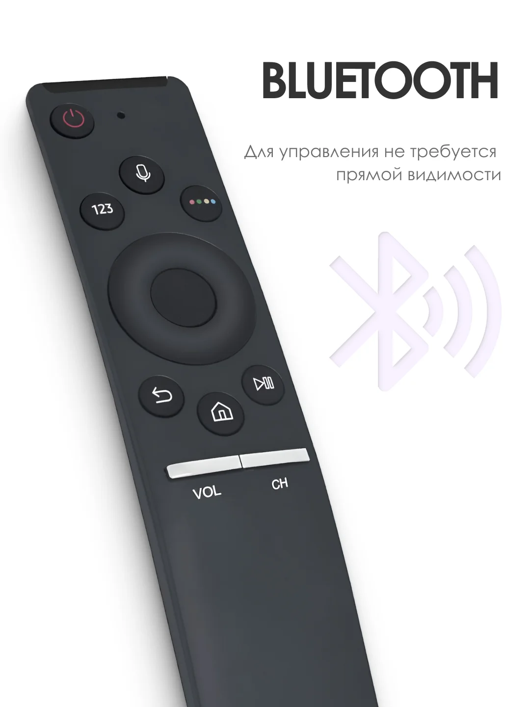 Универсальный голосовой пульт ду Samsung Smart TV pduspb для телевизора (Самсунг Смарт ТВ)