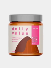 Паста ореховая десертная Daily Value, низкоуглеводная, миндаль-молочный шоколад, 200г