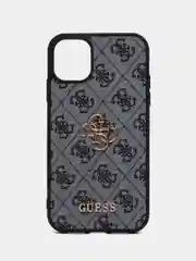 Синий чехол Guess PU leather iPhone 11 из экокожи синий
