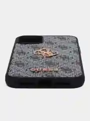 Синий чехол Guess PU leather iPhone 11 из экокожи синий