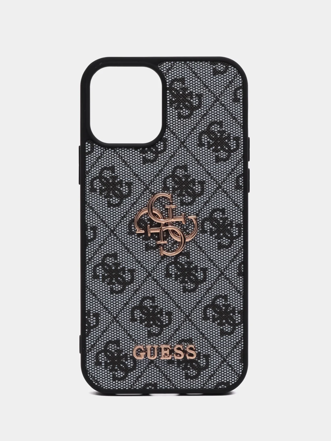 Синий чехол Guess PU leather iPhone 12 из экокожи синий