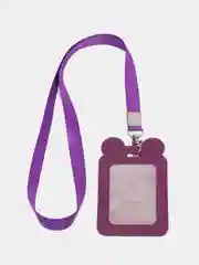 Фиолетовый бейдж с держателем для пропуска, держатель для карт, картхолдер