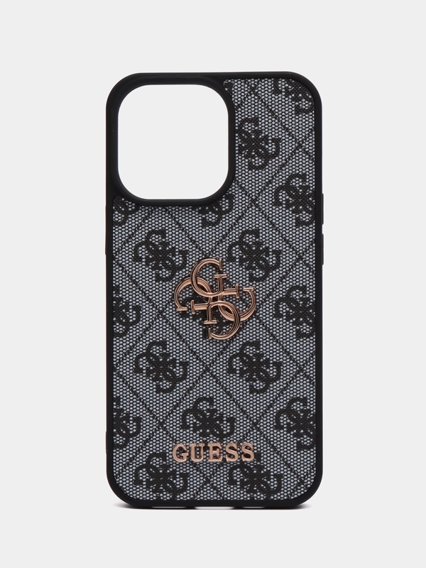Чехол Guess PU leather iPhone 13 Pro из экокожи, синий