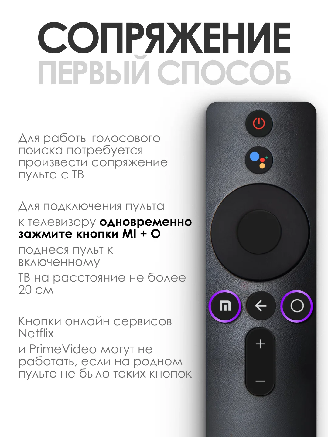 Голосовой пульт для телевизора Mi TV XMRM-001