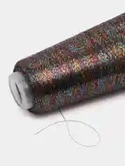 Желтый пряжа люрекс Siyve  50г 1800 м