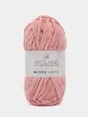 Пряжа плюшевая Wolans Bunny Shine Mix №32