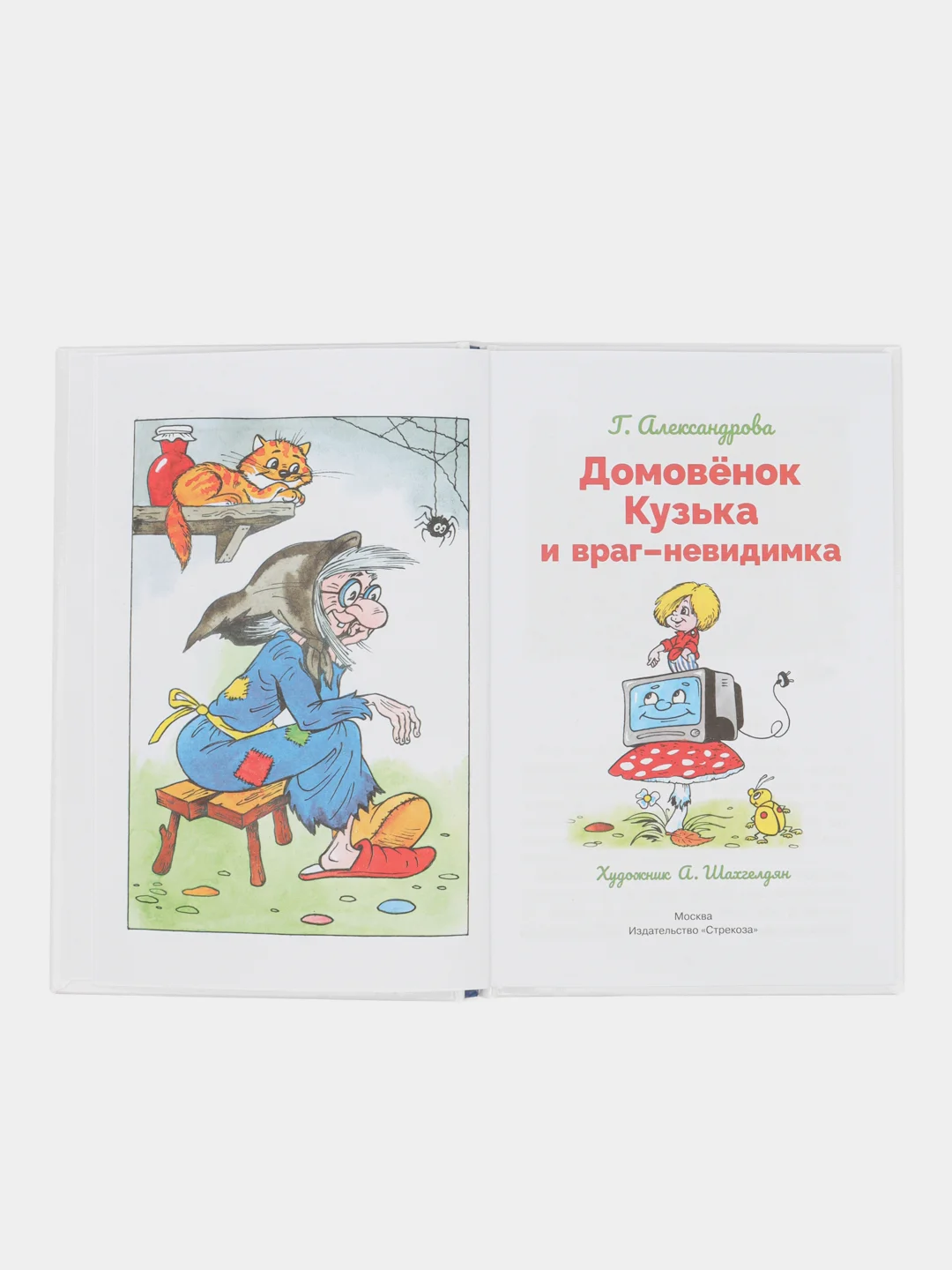 Домовёнок Кузька и враг-невидимка. Библиотека школьника