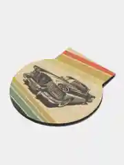 Бежевый меланж закладки магнитные