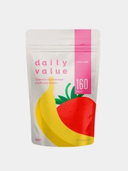 Гранола Daily Value, низкоуглеводная, клубника-банан, без рафинированного сахара, 400г