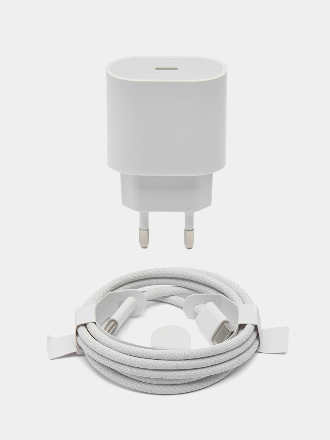 Молочный зарядное устройство для iPhone и Android 25w Type-C Lightning,, зарядка шнур блок кабель