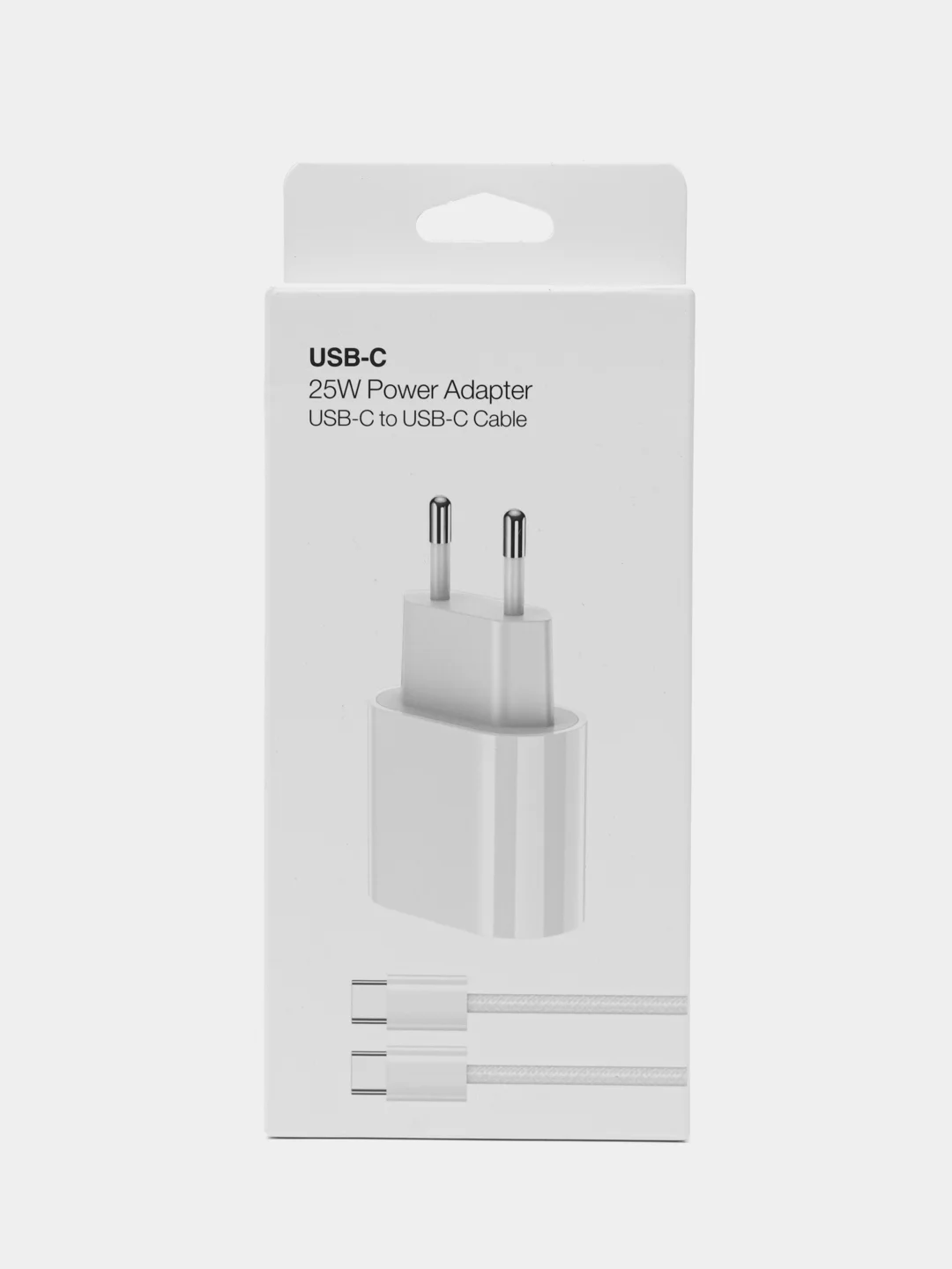 Молочный зарядное устройство для iPhone и Android 25w Type-C Lightning,, зарядка шнур блок кабель