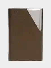 Хаки картхолдер "Magnetic Card Holder" из стали для пластиковых карт и визиток