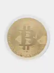 Золотой сувенирная монета "Биткоин" цвет золотой 1 шт