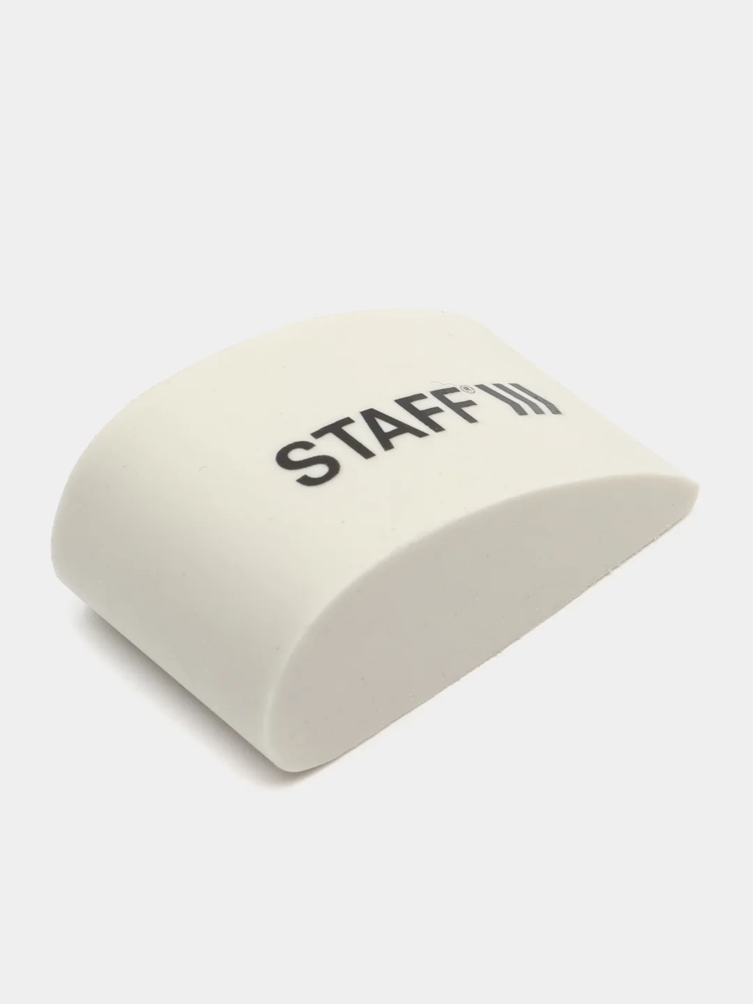 Ластик STAFF College 38х22х16 мм, в форме капли, цвет белый, 1/ 3/ 5шт