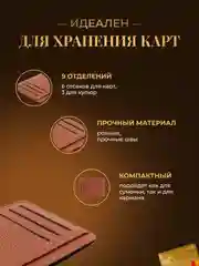 Картхолдер мужской, женский/ Визитница, кошелёк для карт, экокожа