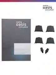 Черный электрическая мини-печь making Oasis everywhere M-50CB