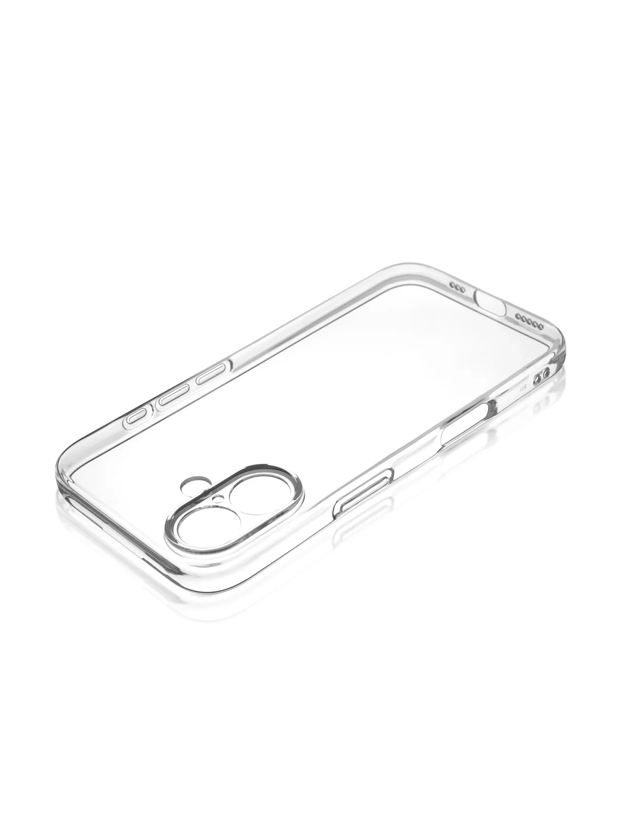 Прозрачный чехол для Apple iPhone 16 силиконовый Rosco прозрачный тонкий с бортиком защитой камер