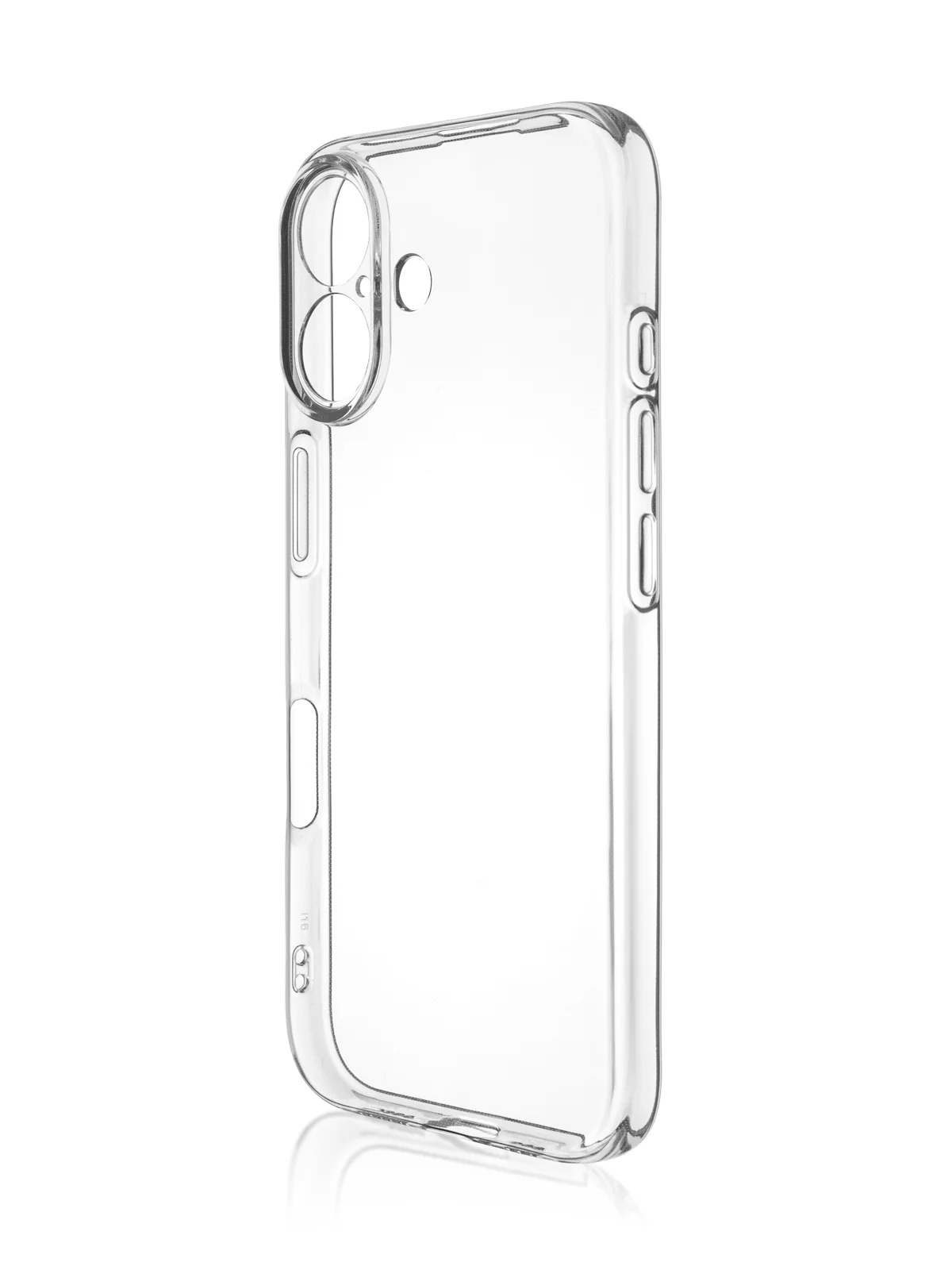Прозрачный чехол для Apple iPhone 16 силиконовый Rosco прозрачный тонкий с бортиком защитой камер