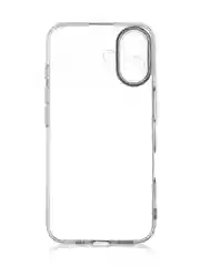 Прозрачный чехол для Apple iPhone 16 силиконовый Rosco прозрачный тонкий с бортиком защитой камер