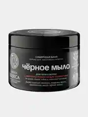Чёрное мыло для тела и волос Natura Siberica MEN, с антибактериальным эффектом, 500 мл