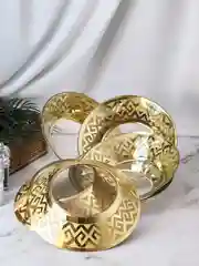 Тарелки глубокие, подарочный набор 6 шт., 22 см, золото PROMSIZ коллекция Альфа