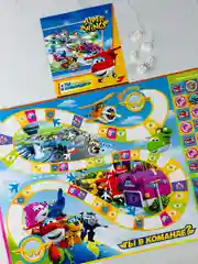Настольная игра ходилка бродилка супер крылья джетт и его друзья самолеты