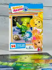 Мозаика пазл головоломка мини фиксики фикси 54 элемента симка игрек нолик